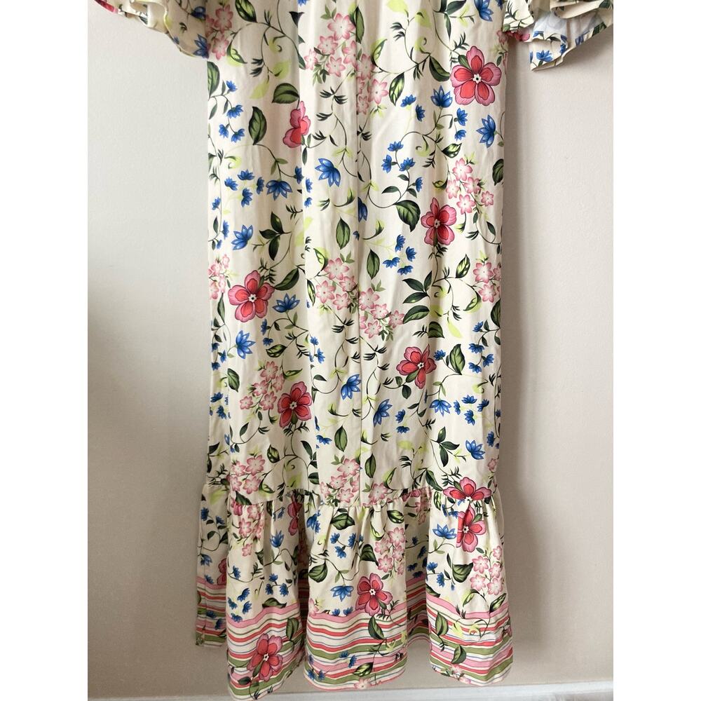 NWT CHRISTY DAWN Rowe Maxi Dress Cream Floral Size XS/S - Picture 7 of 10